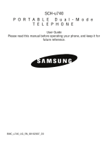 Samsung SCH-u740 User manual