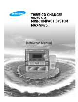 Samsung MAX-VN75 Owner's manual
