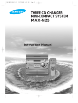 Samsung MAX-N25 Owner's manual