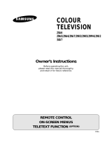 Samsung CS29K5TN Owner's manual