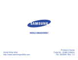 Samsung WEP475 Owner's manual