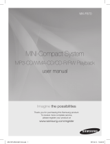 Samsung MX-F870 User guide