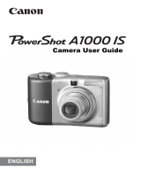 Canon PowerShot A1000 IS User guide