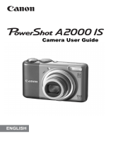 Canon PowerShot A2000 IS User guide