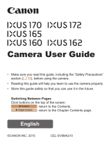 Canon IXUS 160 User manual