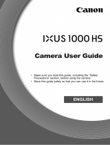 Canon IXUS 1000 HS User guide