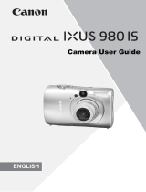 Canon Digital IXUS 980 IS User manual