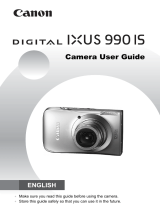 Canon Digital IXUS 990 IS User manual