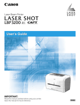Canon Laser Shot LBP3200 User manual
