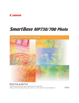 Canon SmartBase MP730 Reference guide