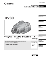 Canon HV30 Owner's manual