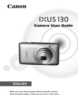 Canon IXUS 130 User manual