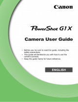 Canon Powershot G1X Owner's manual