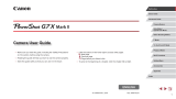 Canon PowerShot G7 X Mark II Owner's manual