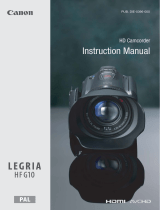 Canon HFG10 User manual