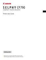 Canon SELPHY CP790 Owner's manual