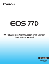 Canon EOS 77D Owner's manual