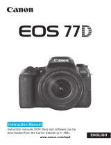 Canon EOS 77D Owner's manual