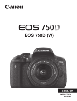 Canon EOS 750D User manual