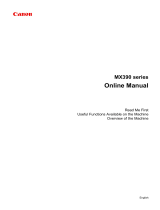 Canon Pixma MX 395 series Owner's manual