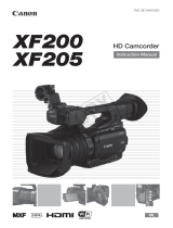 Canon XF200 Owner's manual