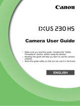 Canon IXUS 230 HS User manual