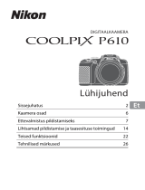 Nikon COOLPIX P610 Quick start guide