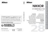 Nikon AF-S NIKKOR 28mm f/1.8G User manual