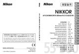 Nikon AF-S DX NIKKOR 55-300mm f/4.5-5.6G ED VR User manual