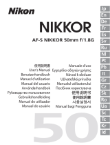 Nikon AF-S NIKKOR 50mm f/1.8G User manual