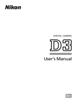 Nikon D3 User manual