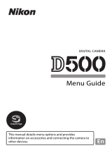 Nikon D500 User guide