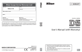 Nikon D5 User manual