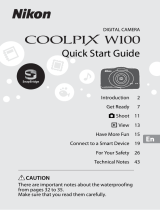 Nikon COOLPIX W100 Quick start guide