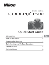 Nikon COOLPIX P900 Quick start guide