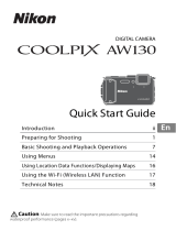 Nikon COOLPIX AW130 Quick start guide