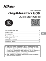 Nikon KeyMission 360 Quick start guide