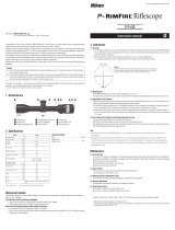 Nikon P-RIMFIRE User manual