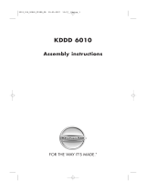 KitchenAid KDDD 6010 Installation guide