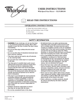 Whirlpool 3LCGD9100WQ ADN 052 User guide