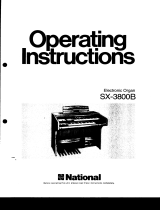 Panasonic SX3800B Operating instructions