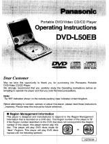 Panasonic DVDL50 Operating instructions