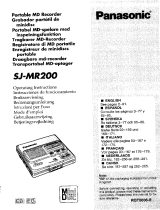 Panasonic SJMR200 Operating instructions