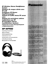 Panasonic RPWF900 Operating instructions