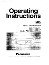 Panasonic AGTL300B Operating instructions