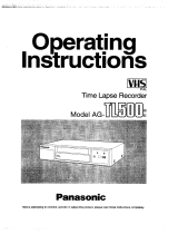 Panasonic AGTL500B User manual