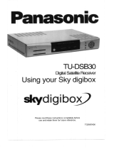 Panasonic TUDSB30 Operating instructions