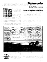 Panasonic NVDS38B Owner's manual