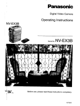 Panasonic NVEX3B Owner's manual
