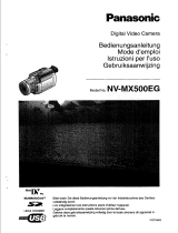 Panasonic NVMX500EG Operating instructions